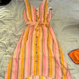 Spring flowing day dress